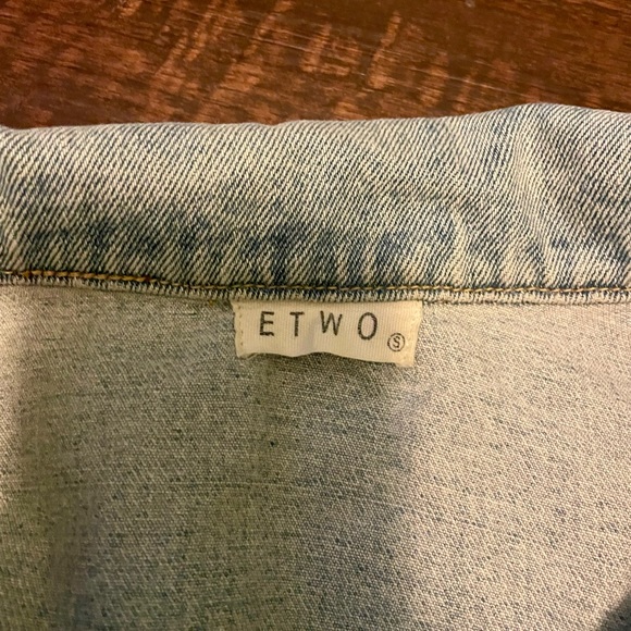 ETWO Jean Jacket distressed - Picture 3 of 4